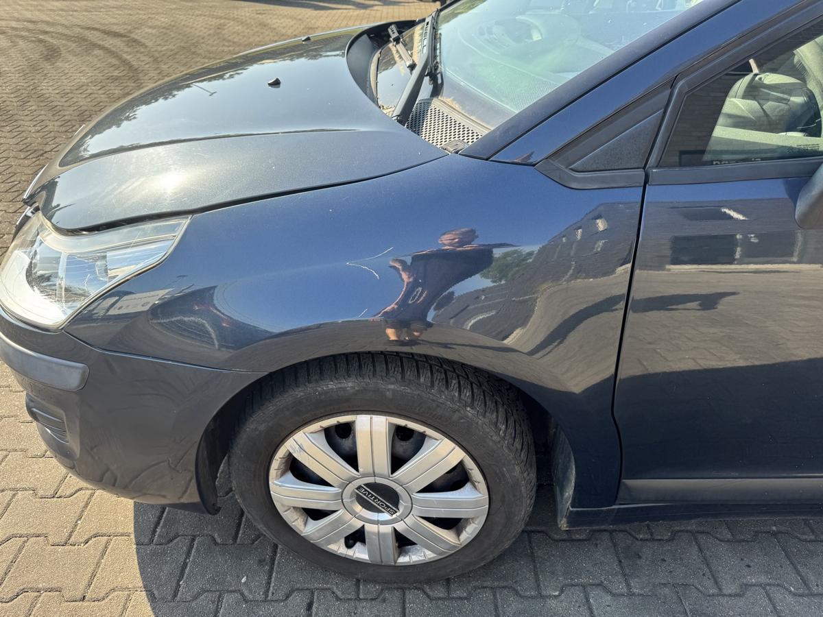 Citroen C4 original Kotfl&uuml;gel vorn links KGN Blaumetallic Bj.2009